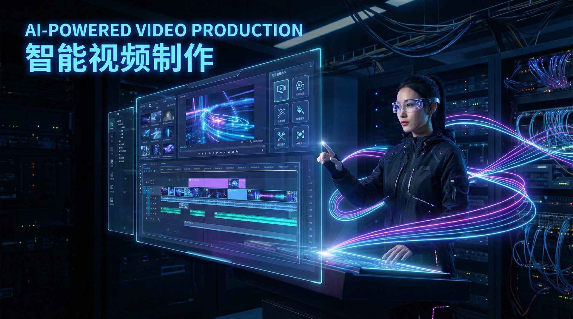 P站-P站 AI视频教程：智能视频剪辑工具使用演示